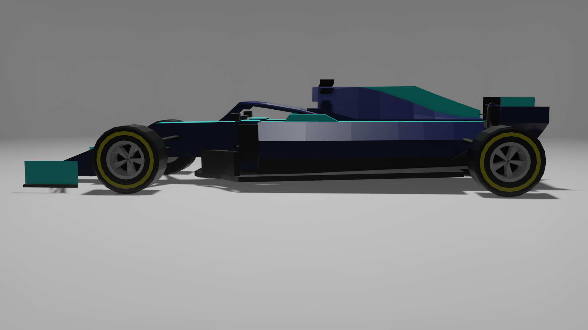 Low Poly F1 Car preview image 4